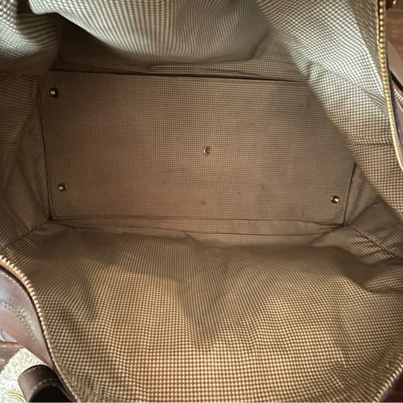 Ghurka Express No. 2 Leather Duffel Bag Marley Hodgson Chestnut Brown Vintage US - Picture 10 of 11